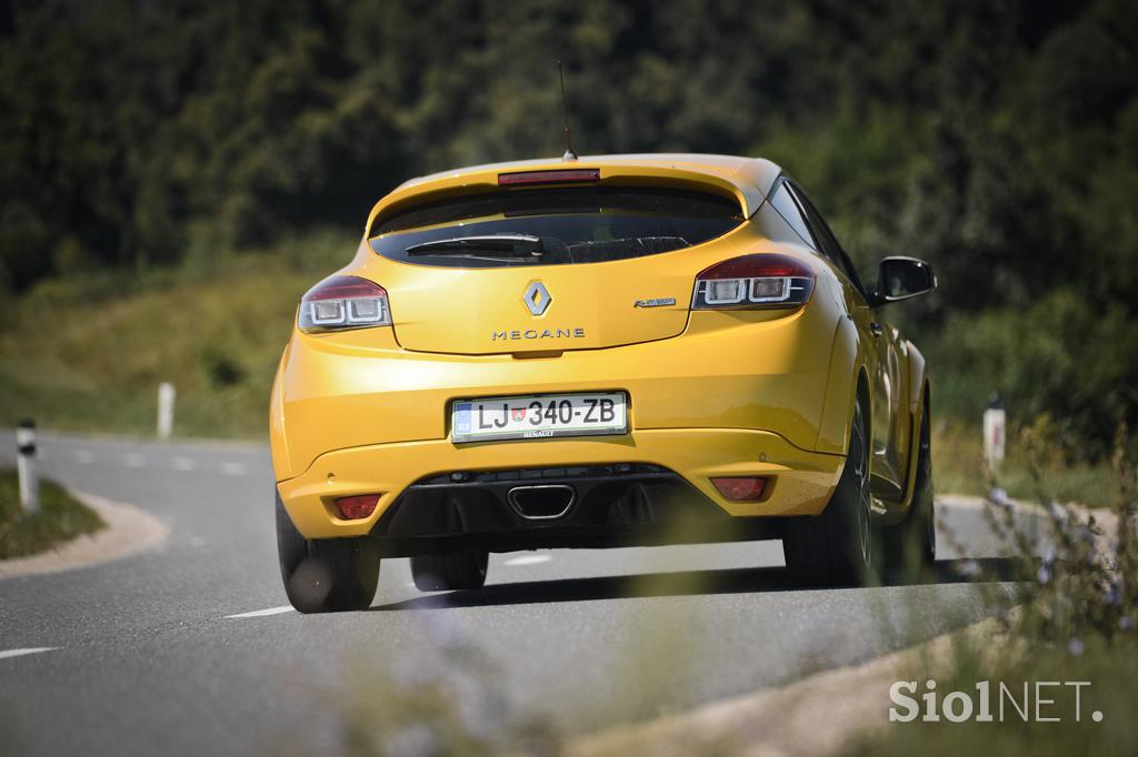 Renault megane RS - fotogalerija testnega vozila