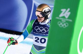 Pred Ilko Štuhec in Ano Bucik Jogan alpska kombinacija