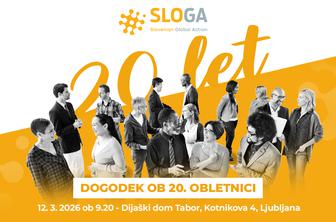 Platforma SLOGA ob 20-letnici:  Vabljeni na dogodek, ki soustvarja prihodnost