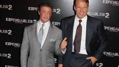 Stallone po smrti sina že na rdeči preprogi