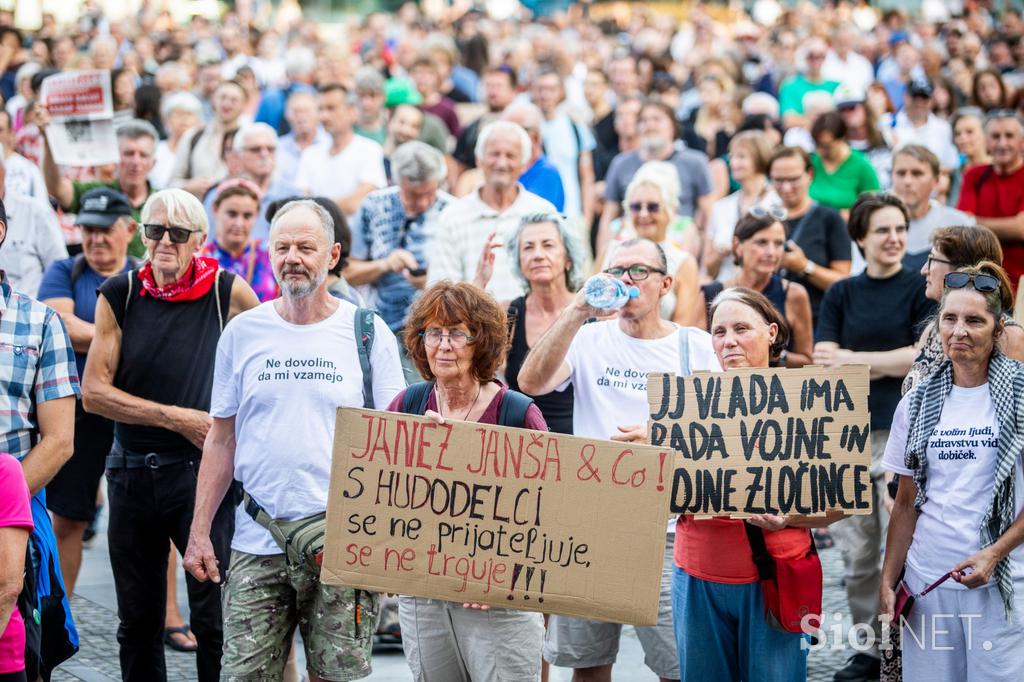 protestni shod, Ljubljana