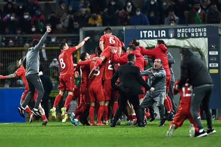 Makedonski nogometaši so na pragu uvrstitve na SP.  | Foto: Guliverimage/Vladimir Fedorenko