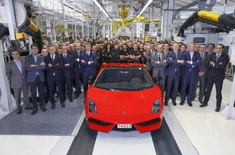 Deset let superšportnika: Lamborghini izdelal še zadnjega gallarda