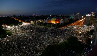 V Bukarešti novi protivladni protesti