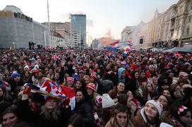 Hrvaška navijači Sprejem