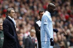 Mancini: Balotelli bo 101-odstotno ostal pri Cityju