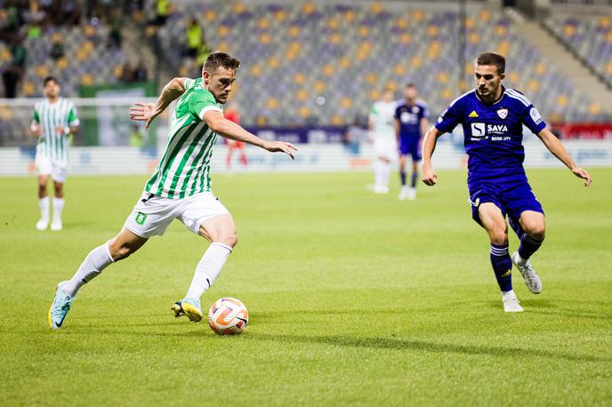 Maribor Olimpija | Timi Max Elšnik je zadel za 2:0. | Foto Grega Valančič/Sportida
