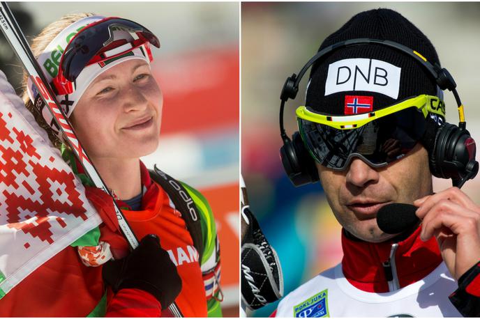 Ole Einar Bjoerndalen in Darja Domraceva | Foto Sportida
