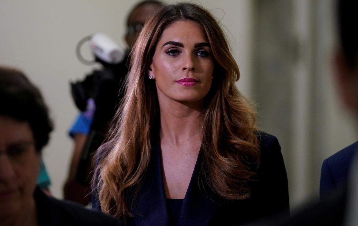 Hope Hicks | Preden so okužbo potrdili pri Trumpovih, je bila na testiranju na novi koronavirus pozitivna predsednikova svetovalka Hope Hicks. | Foto Reuters