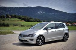 Volkswagen golf sportsvan - kot golf, a uporabnejši