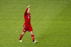 Robben v sredo ni treniral