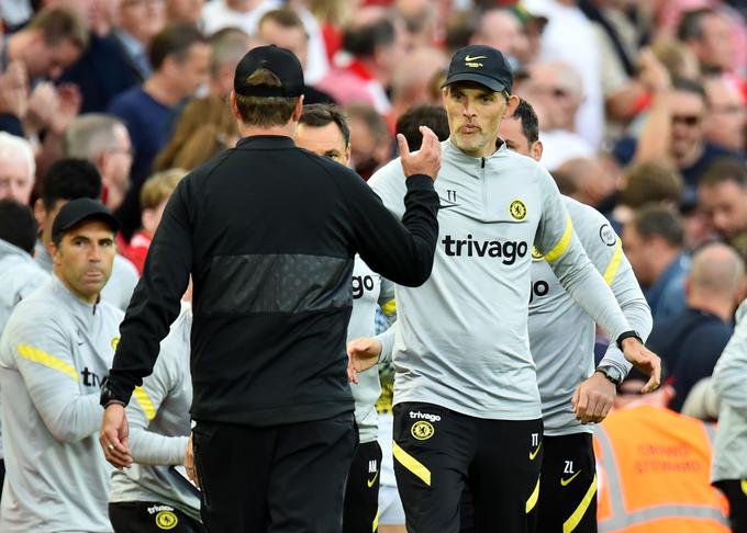 Nemška stratega Jürgen Klopp in Thomas Tuchel sta se razšla brez zmagovalca. | Foto: Reuters