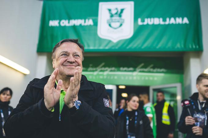Uspehu Olimpije je zaploskal tudi ljubljanski župan Zoran Janković. | Foto: Grega Valančič/Sportida