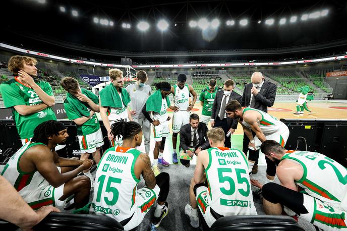 Cedevita Olimpija - Krka (prva tekma finala DP 2021) | Košarkarji Cedevite Olimpije bodo igrali v skupini B, v kateri je tudi Valencia. | Foto Vid Ponikvar