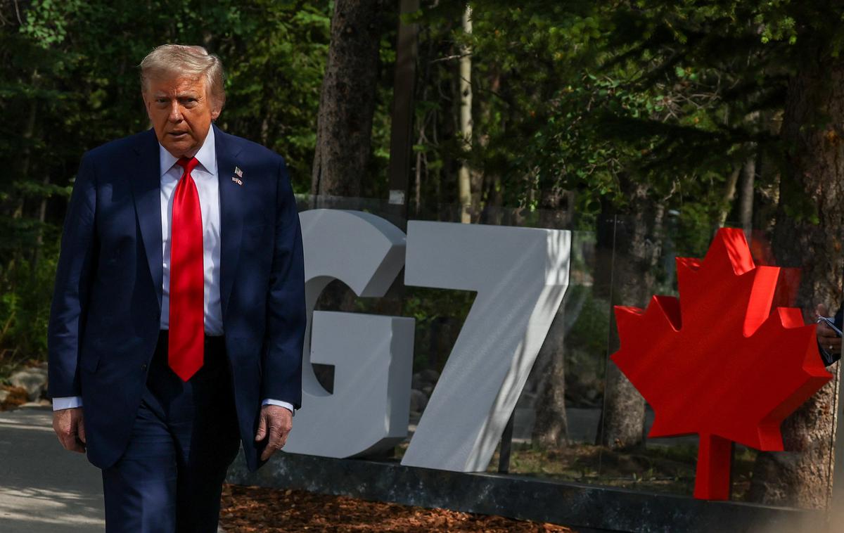 Donalda Trump | Trump je izključitev Rusije iz skupine, ki je leta 2014 sledila ruskemu zavzetju ukrajinskega polotoka Krim, označil za napako svojega predhodnika Baracka Obame in nekdanjega kanadskega premierja Justina Trudeauja, poroča ameriška televizija ABC. | Foto Reuters