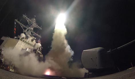 ZDA in zavezniki napadli Sirijo #video