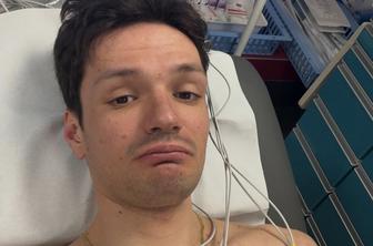 S proge v bolnišnico: Nekaj najhujšega, kar sem doživel