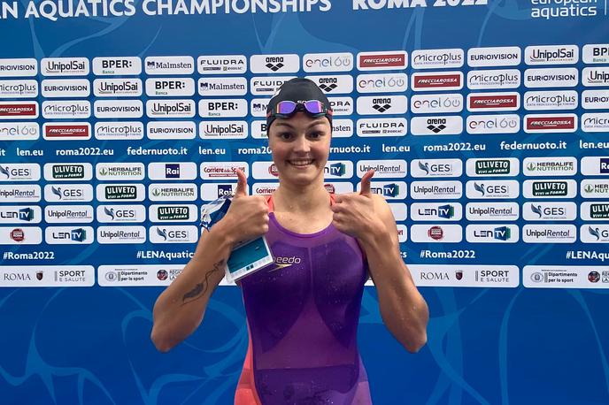 Katja Fain EP RIM | Katja Fain je peto mesto osvojila tudi na 400 metrov prosto. | Foto Plavalna zveza Slovenije