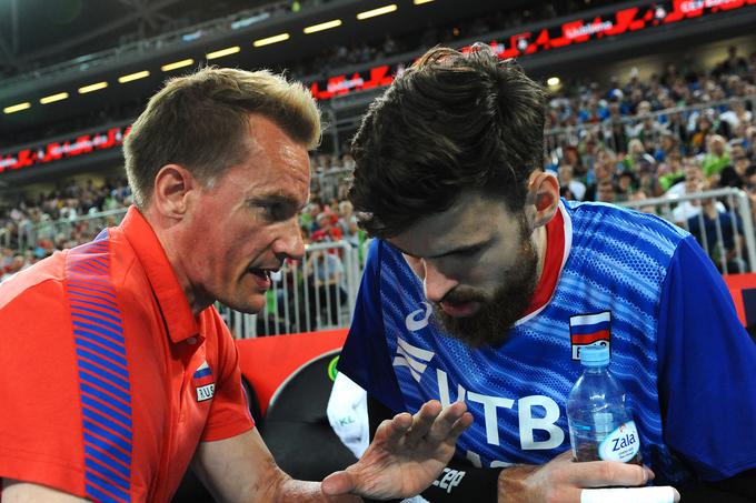 Finec Tuomas Sammelvuo, ki je vodenje ruske reprezentance prevzel pred to sezono, pred obračunom s Slovenijo ni bil pretirano gostobeseden. Pravi, da bo vse povedala tekma sama. | Foto: CEV