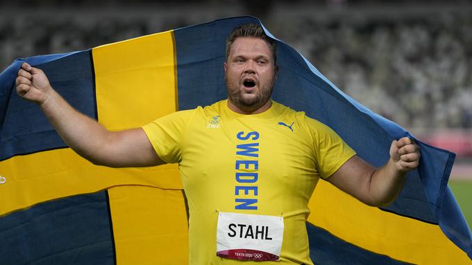 Nekdanji svetovni prvak Daniel Stahl je zmagal z metom, dolgim 68,98 metra. | Foto: AP / Guliverimage