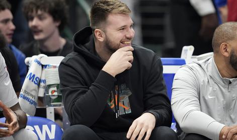 Dallas izgubil proti LA Clippers, Dončić tekmo spremljal s klopi