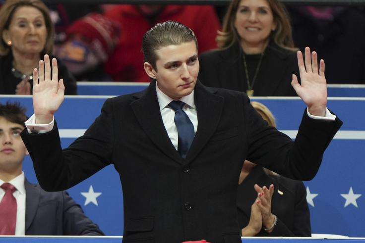 19-letni Barron se le redko pojavlja v javnosti, trenutno študira na univerzi NYU v Washingtonu. | Foto: Guliverimage