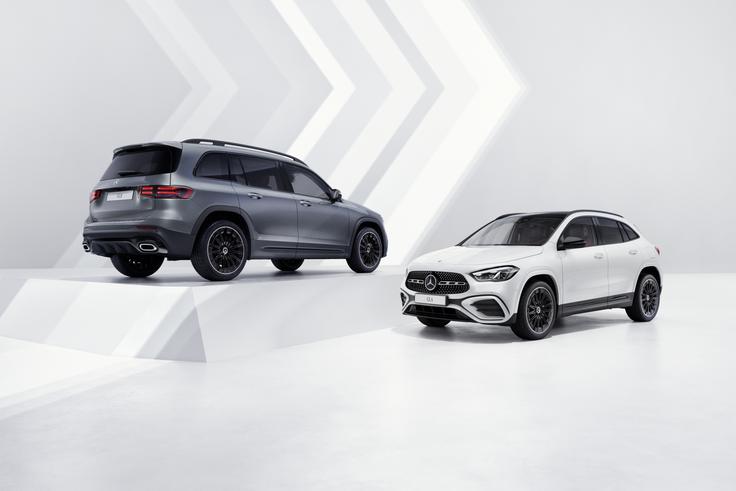 Mercedes-Benz ima najmlajšo modelno paleto na trgu in največji izbor športnih terenskih vozil, vključno s kompaktnima modeloma GLA in GLB. | Foto: Mercedes-Benz AG
