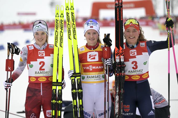 Najboljša trojica z Gydo Westvold Hansen na čelu. | Foto: Guliverimage/Vladimir Fedorenko