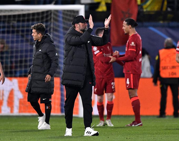Klopp se je z Liverpoolom še tretjič v zadnjih petih letih zavihtel v finale lige prvakov. | Foto: Reuters