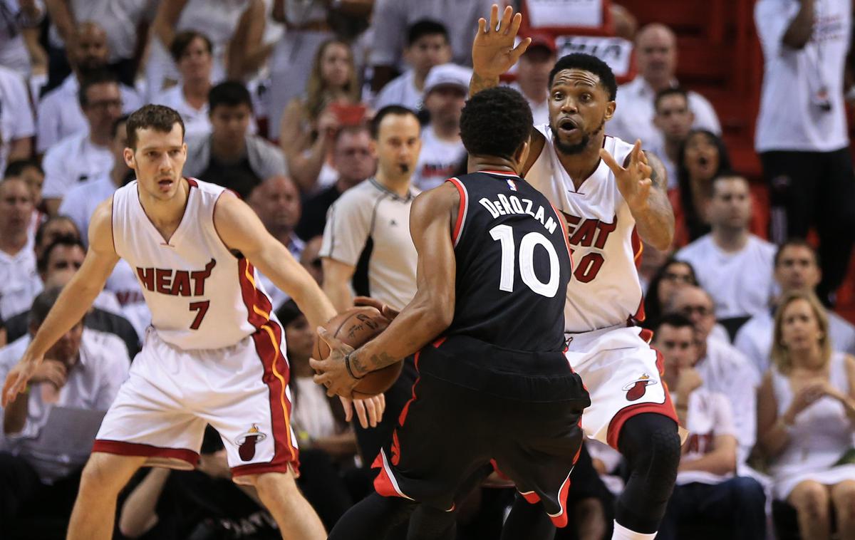 Goran Dragić Udonis Haslem | Foto Getty Images