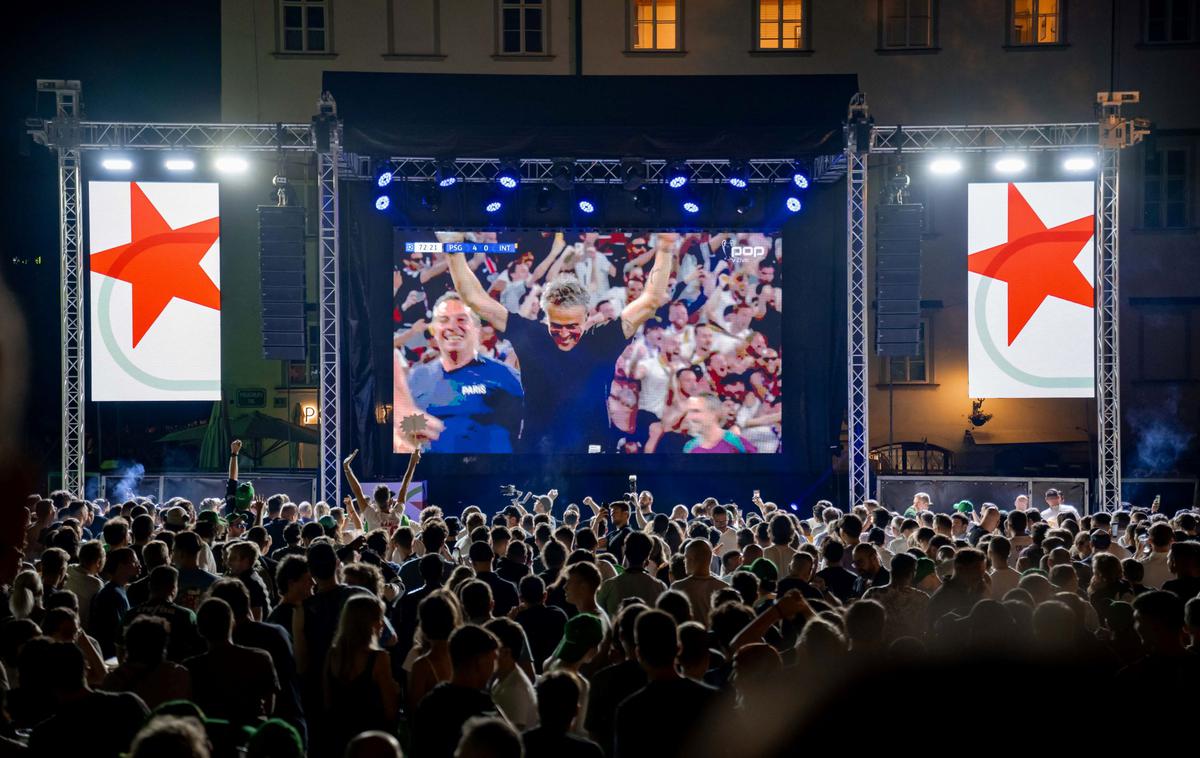 Finale Lige prvakov_Heineken_Pogačarjev trg (1) | Foto Heineken