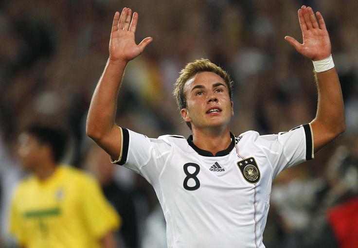 Mario Götze Prvič je za Nemčijo zadel leta 2011. | Foto: Reuters