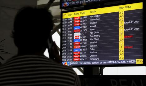 Motnje v letalskem prometu po vsem svetu