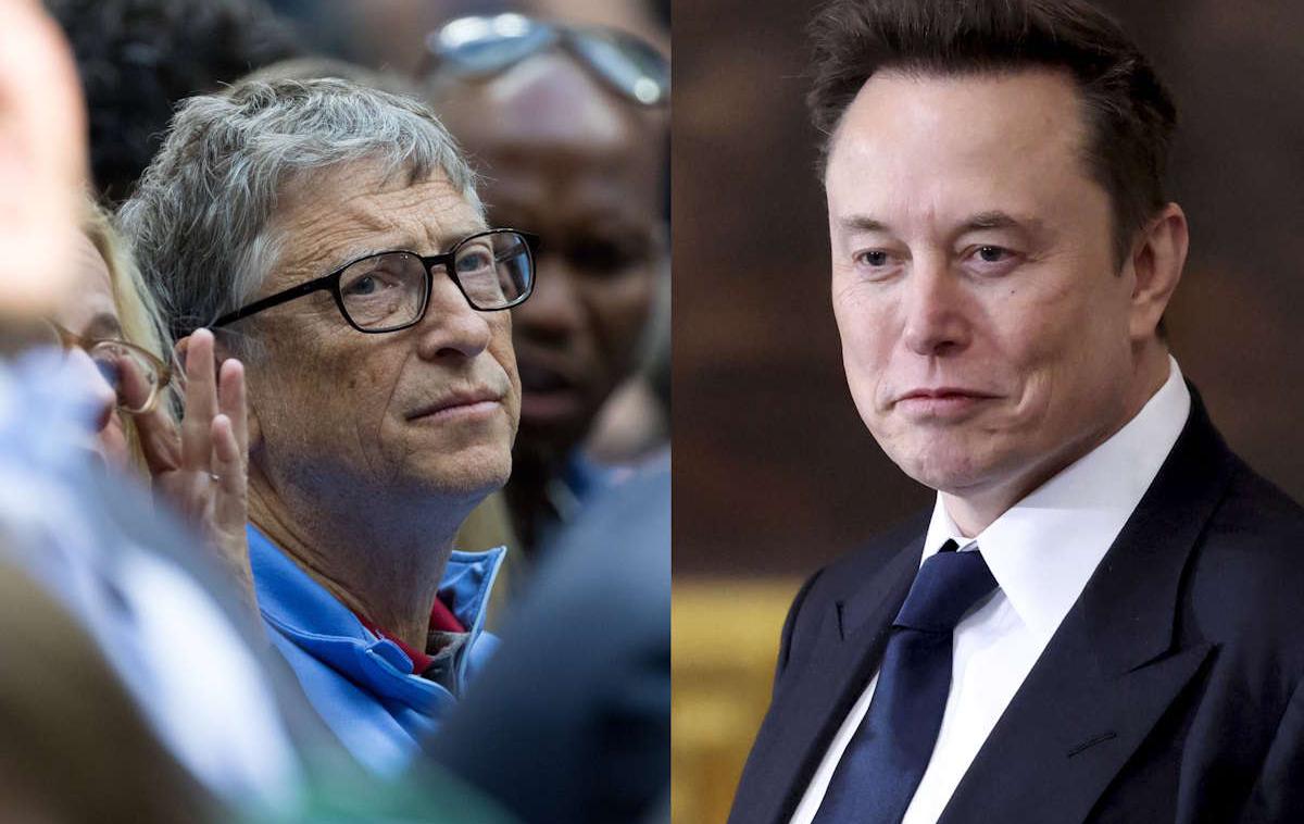 Bill Gates, Elon Musk | Bill Gates meni, da je Elon Musk "superpameten" posameznik, a opozarja pred njegovim vmešavanjem v politiko nekaterih evropskih držav in pred podporo skrajno desnim političnim strankam. | Foto Guliverimage