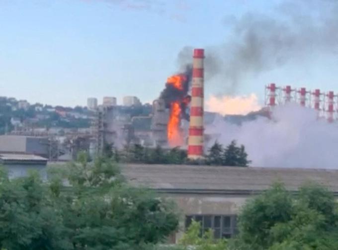 Ukrajinska vojska je spet zadela več skladišč goriva v ruski regiji Krasnodar. | Foto: Reuters