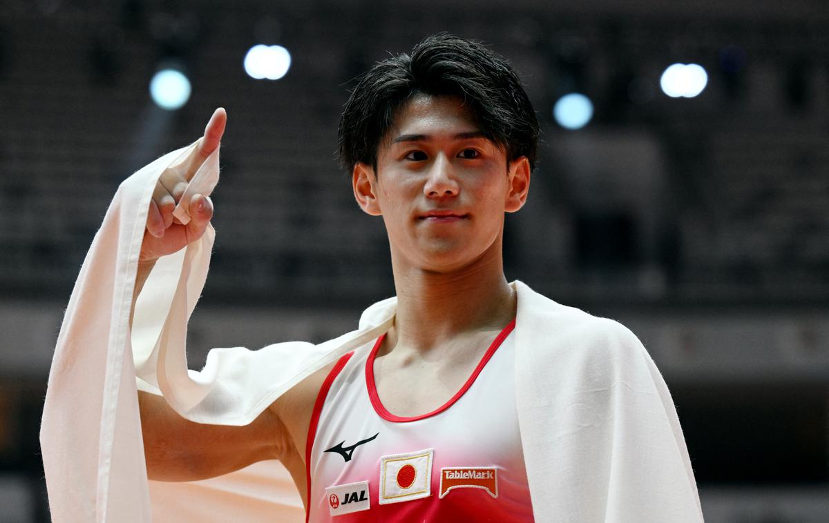 Daiki Hašimoto | Daiki Hashimoto je še tretjič zapored svetovni prvak v mnogoboju. | Foto Reuters