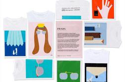 Prada v sodelovanju z grafičnim oblikovalcem