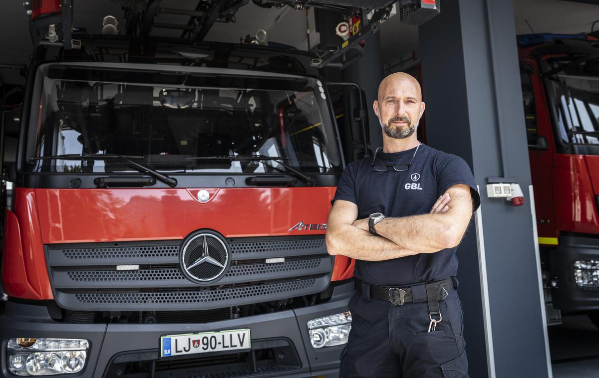 Gasilci, Gasilska brigada Ljubljana. | Luka Pance je svoje življenje posvetil gasilstvu. | Foto Bojan Puhek