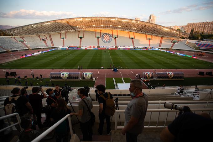 Jan Oblak bo v torek branil na splitskem stadionu, ki sprejme okrog 35 tisoč gledalcev. | Foto: Grega Valančič/Sportida