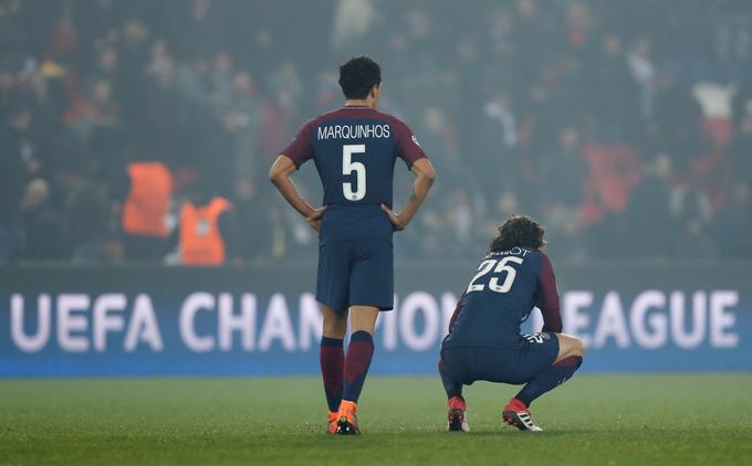 PSG je kljub dragi zasedbi iz Evrope izpadel že v osmini finala lige prvakov. | Foto: Reuters