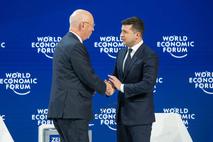 Volodimir Zelenski, Klaus Schwab