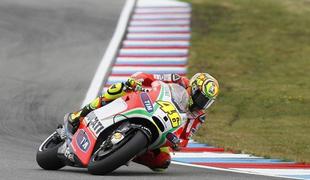 Rossi: Olje je špricalo vsepovsod