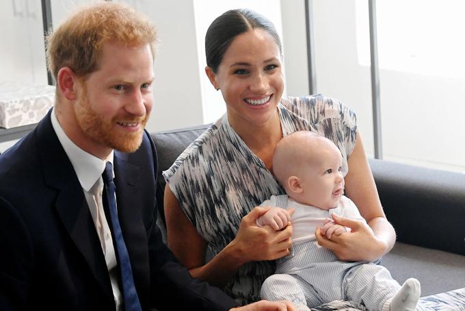 Vojvodinji Susseški in njenemu možu, britanskemu princu Harryju, se je maja letos rodil princ Archie. | Foto: Getty Images