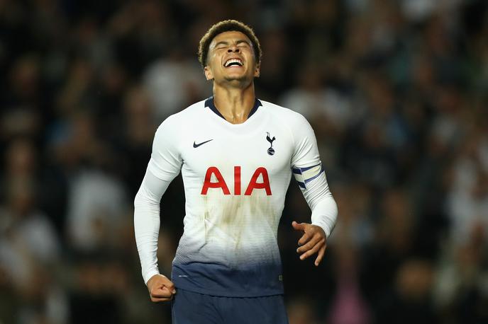 Dele Alli | Angleški nogometni reprezentant Dele Alli zvestobo Tottenhamu podaljšal vsaj do poletja 2024. | Foto Getty Images