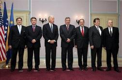 Biden v Sarajevu s predsedstvom BiH