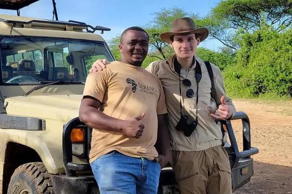 Domen Prevc ali Indiana Jones? Planiški rekorder je v Afriki.