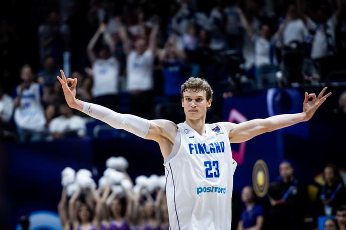 osmina finala eurobasket Finska Hrvaška | Lauri Markkanen je bil proti Hrvaški neustavljiv. | Foto Vid Ponikvar/Sportida