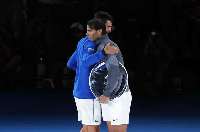 Rafael Nadal in Novak Đoković se bosta, kot kaže, v Londonu udarila za prvo mesto na lestvici ATP. | Foto: Reuters