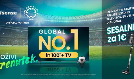 Hisense, uradni partner FIFA Club World Cup 2025™, predstavlja kampanjo DOŽIVI TRENUTEK