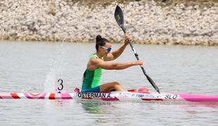 Anja Osterman v Poznanju v finalu A na 200 metrov